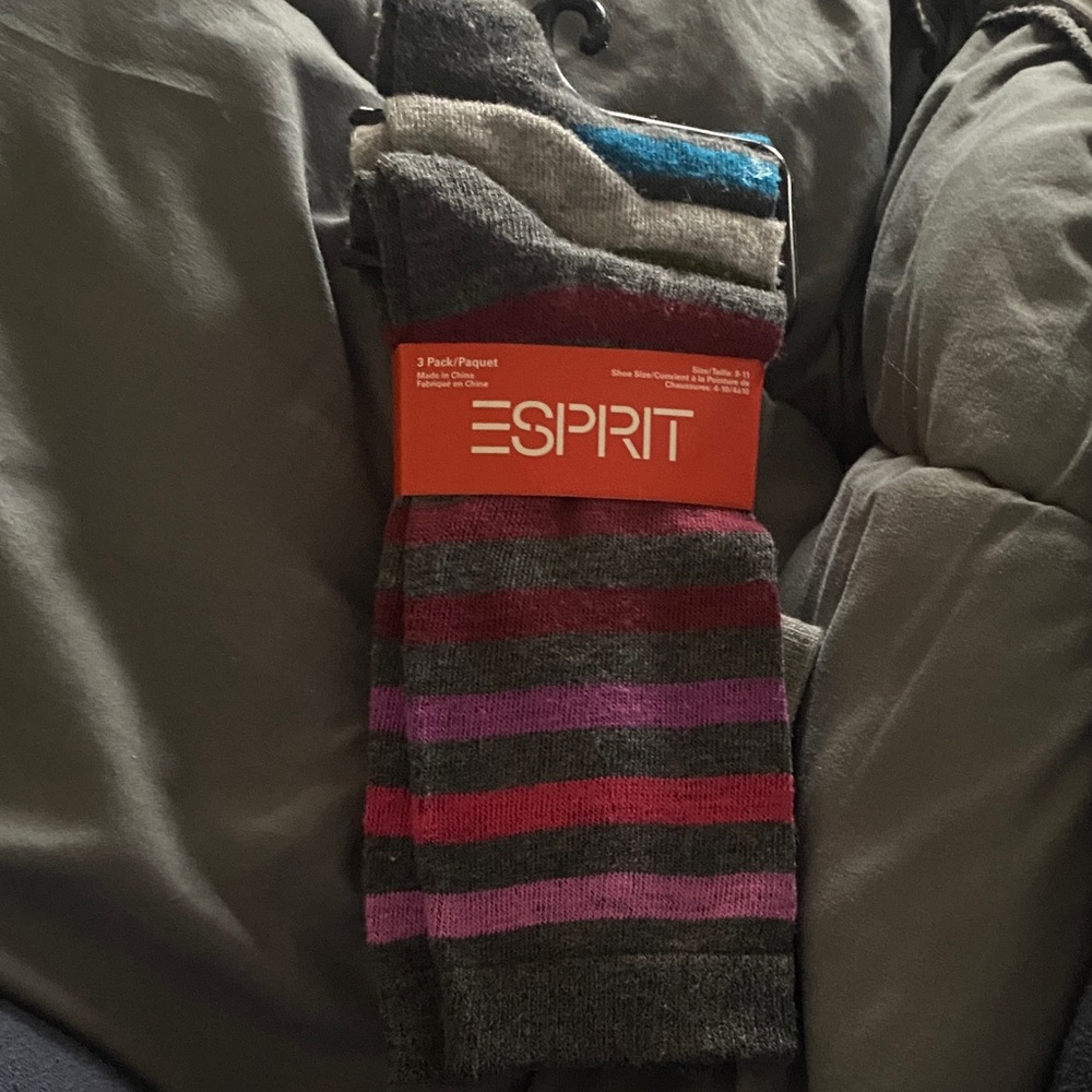 Brand new women’s ESPRIT socks. 3pack🩷